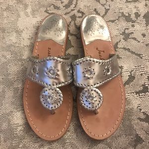 Silver Jack Rogers Sandals size 6
